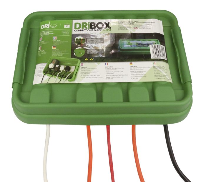 Wetterschutzgehäuse DriBox Medium 285 x 150 x 110 mm, grün
