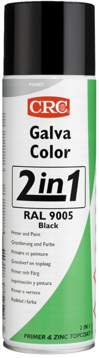 CRC GALVACOLOR RAL 9005 2-in-1 - Schwarz 500 ml Spraydose