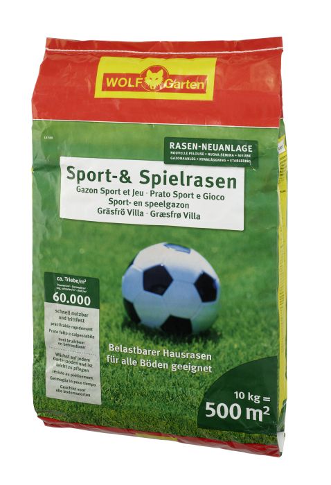 Wolf-Garten Sport- und Spiel-Rasen LG 500 (10kg = 500m²)