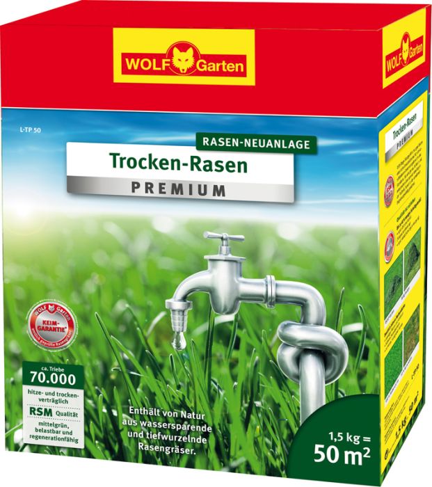 Wolf Garten, Trocken-Rasen Premium L-TP 50