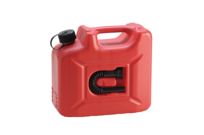 Profi HD-PE Kraftstoff Kanister, Benzin, Diesel, 10 Liter, rot, UN-Zulassung