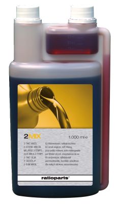Ratioparts 2MIX 2-Takt Mixöl Dosierflasche, Zweitaktöl, 1:50 Mischbehälter, 1 Li