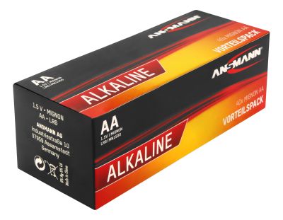 ANSMANN Alkaline Batterie Mignon AA / LR6 40er Karton