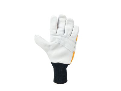 PRO Schnittschutz-Handschuh linker Handschuh, orange, Größe XL